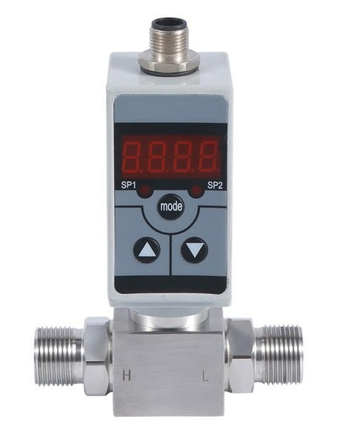 HPM530 Struttura compatta Interruttore di pressione differenziale PNP Relay NPN con uscita analogica