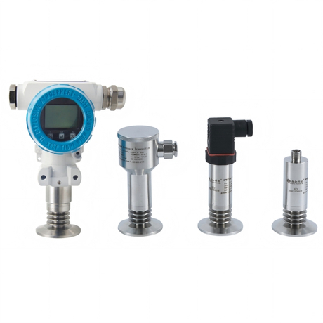 HPM720 1.5 '' 2 '' TRI-CLAMP Diafgrano Sanitario trasmettitore con pinne di raffreddamento personalizzate