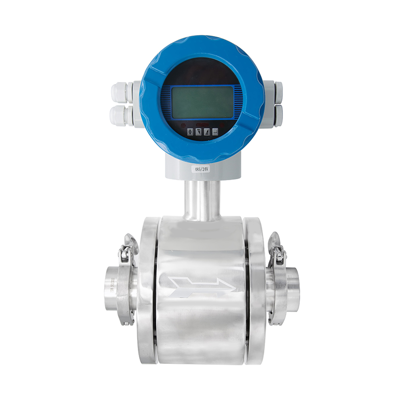 HFM100 SS316 Connessione Tri-clamp Tipo Sanitray Misuratore di portata elettromagnetico.jpg