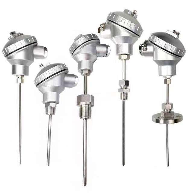 Sensore WZP PT100 /PT1000 2 fili 3 fili 4 fili con scatola di giunzione impermeabile